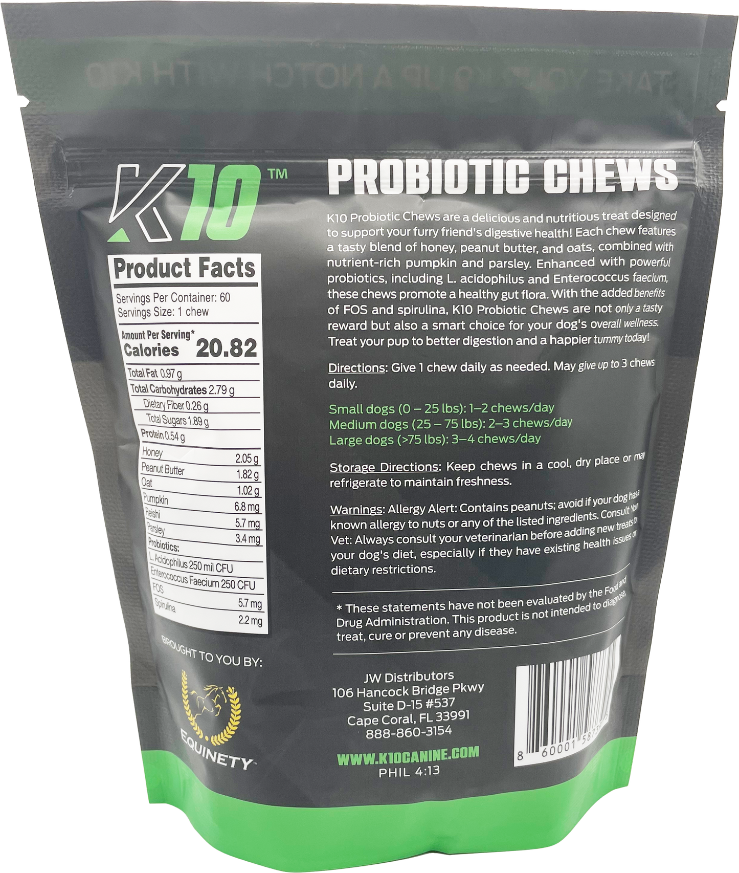 K10 Probiotic Chews (10 Count)