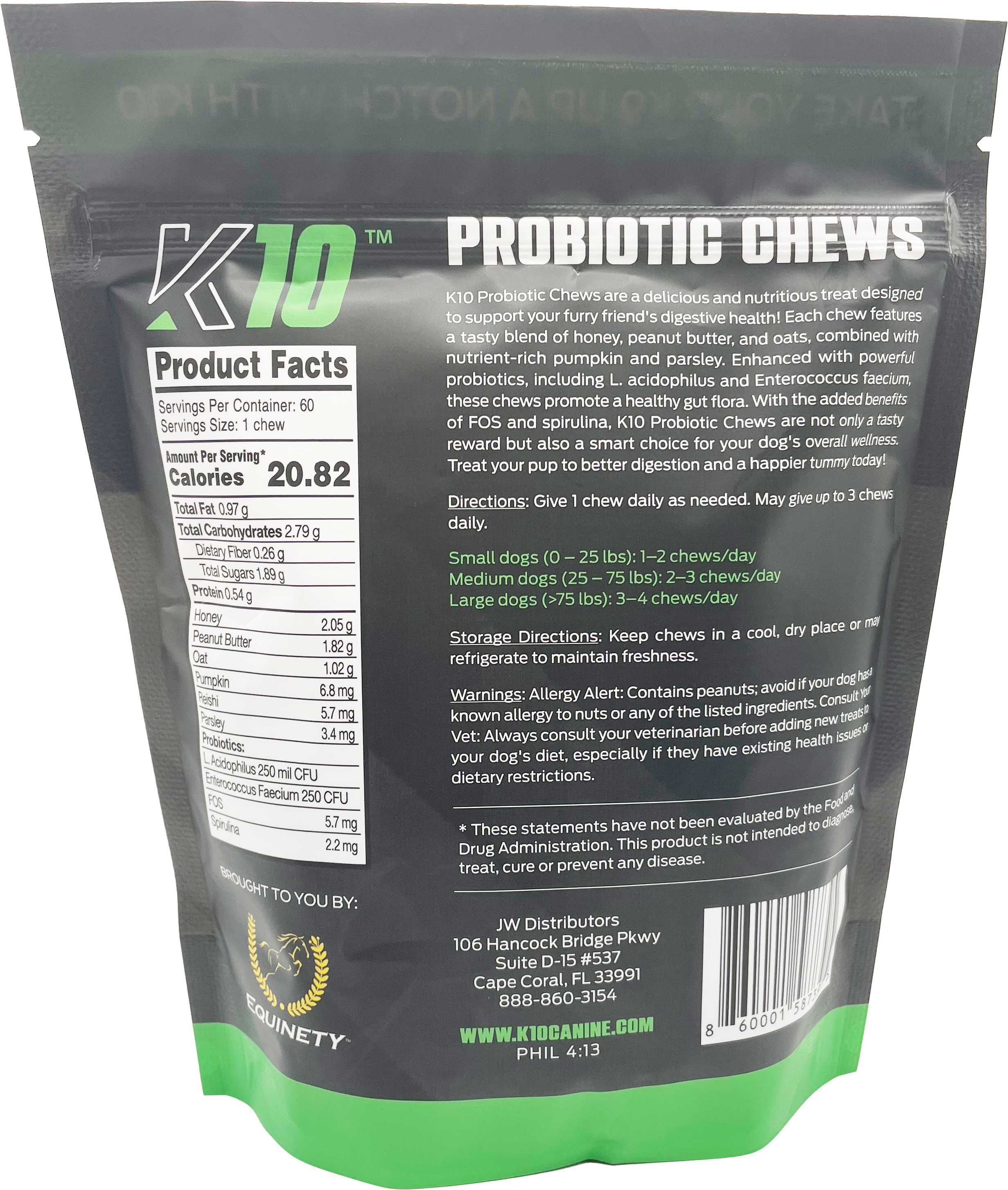 K10 Probiotic Chews (10 Count)